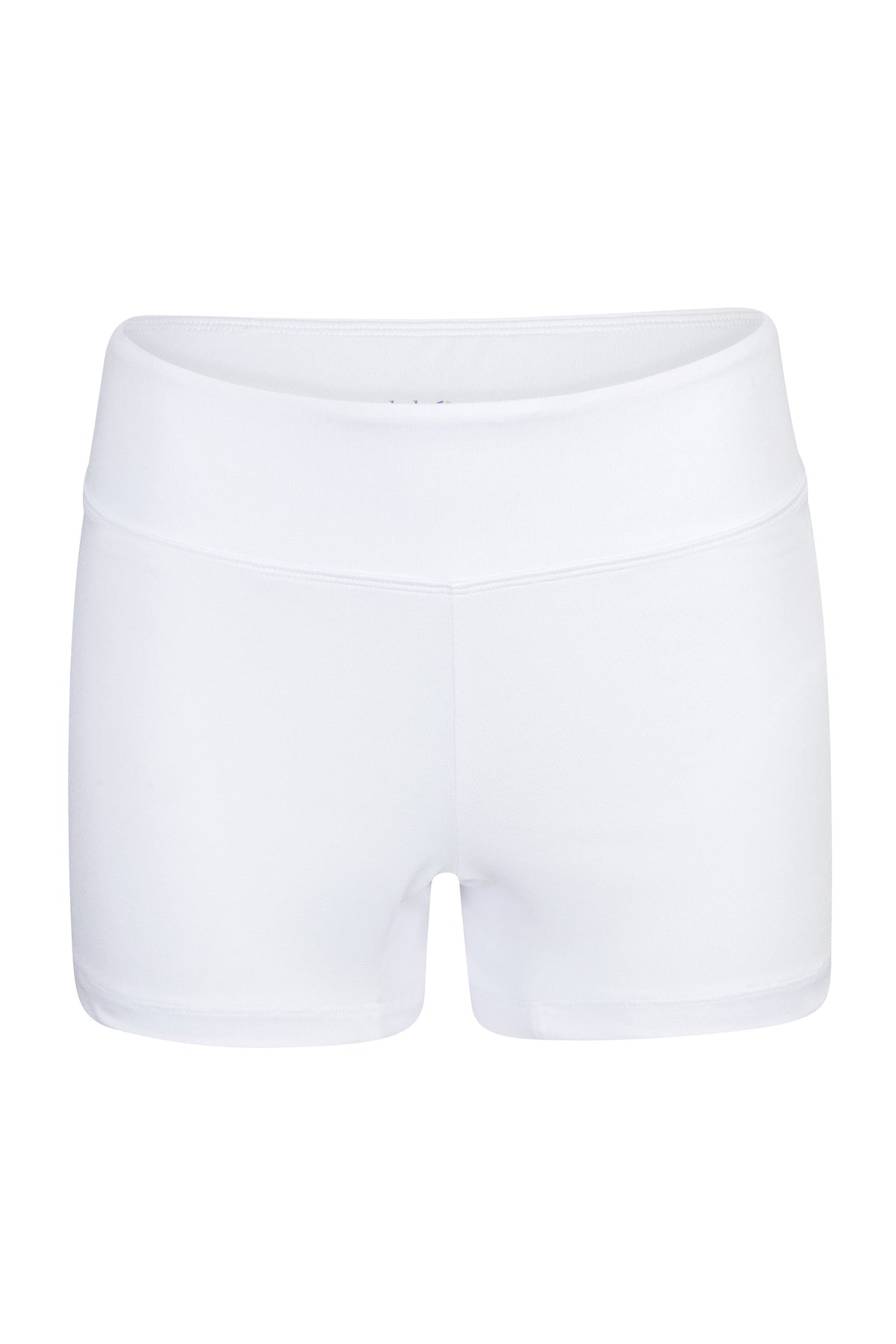 Women's White Compression Shorts