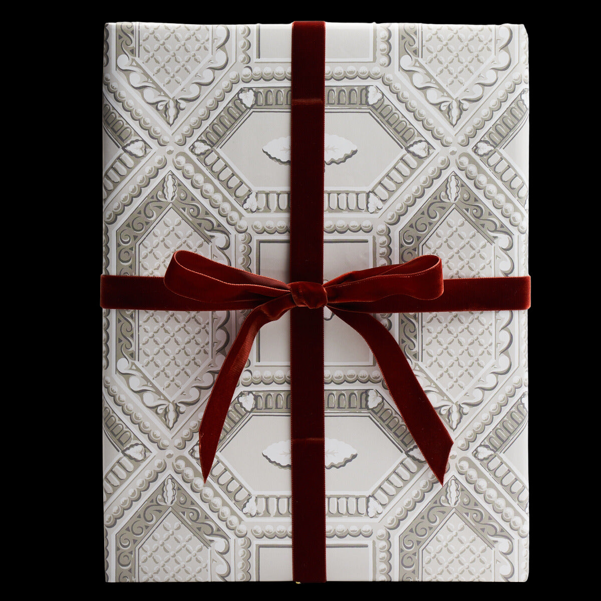 Lacunaria Wrapping Paper In Stone