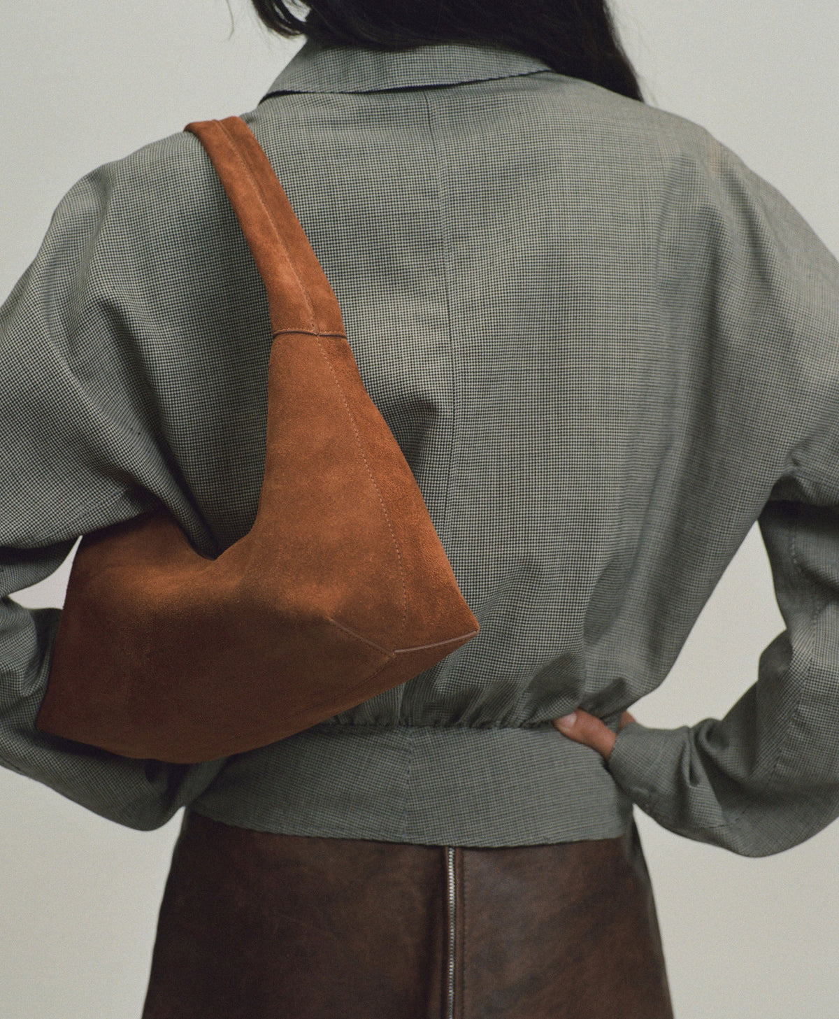 Candy Baguette - Saddle Suede