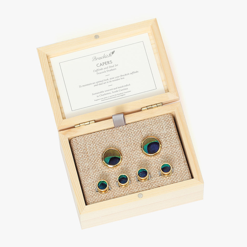 Capers Cufflink & Studs Set