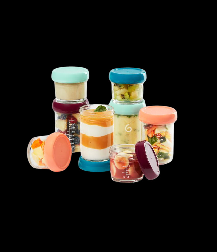 Glass Babybols Food Storage Container Set