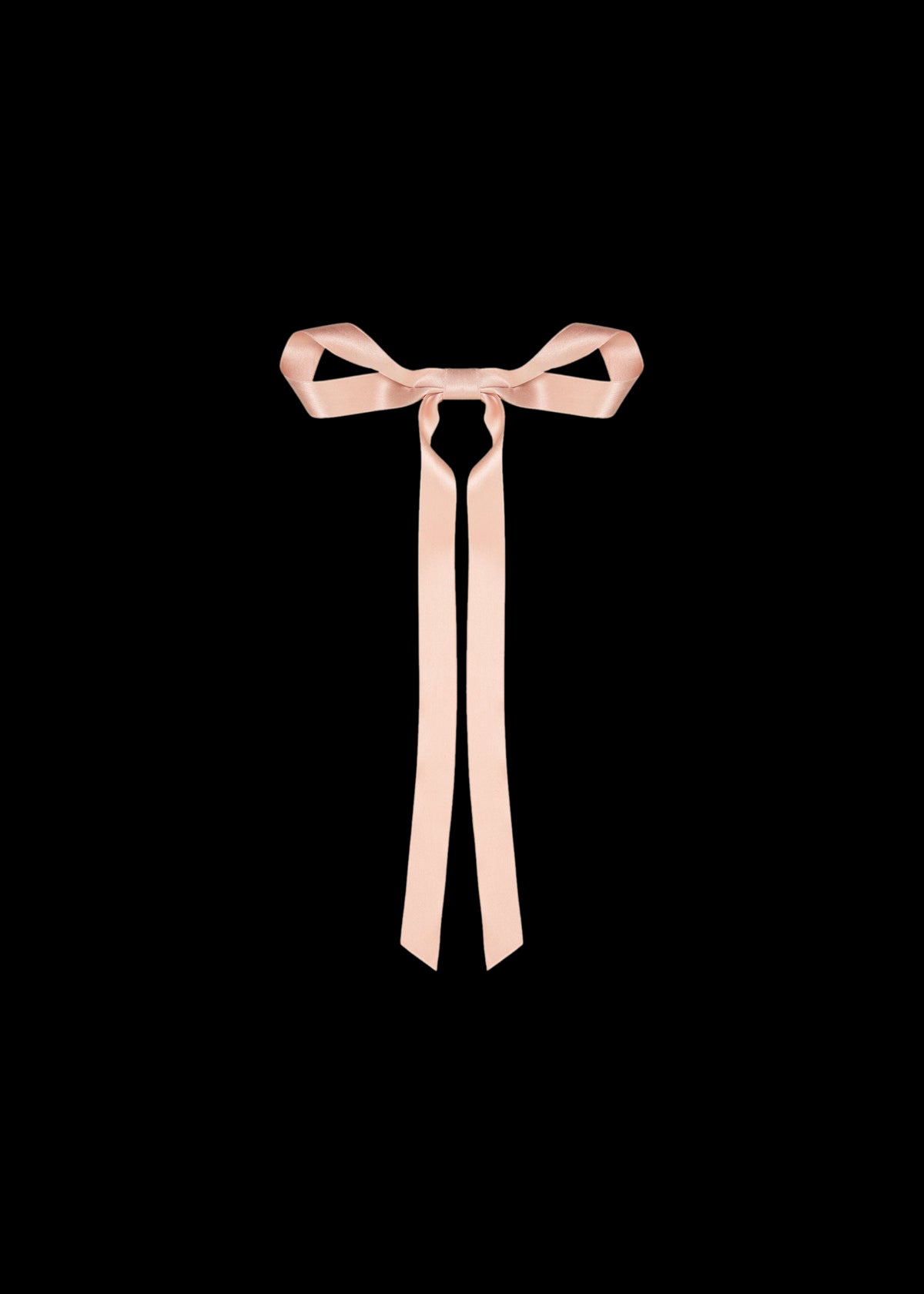 Gretta Bow Barrette in Blush