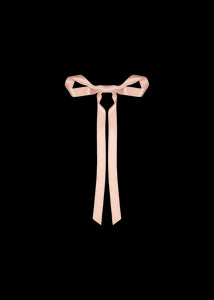 Gretta Bow Barrette in Blush