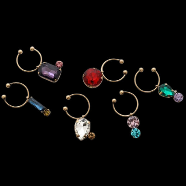 Jeweled Wine Charms