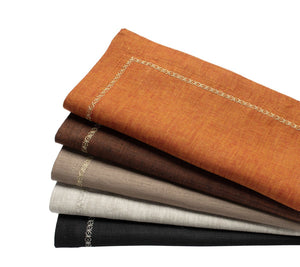 Kim Seybert, Inc.Classic Napkins in Rust to Black, Set of 4Napkins