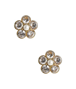 La Fleur Rhinestone Cluster Stud