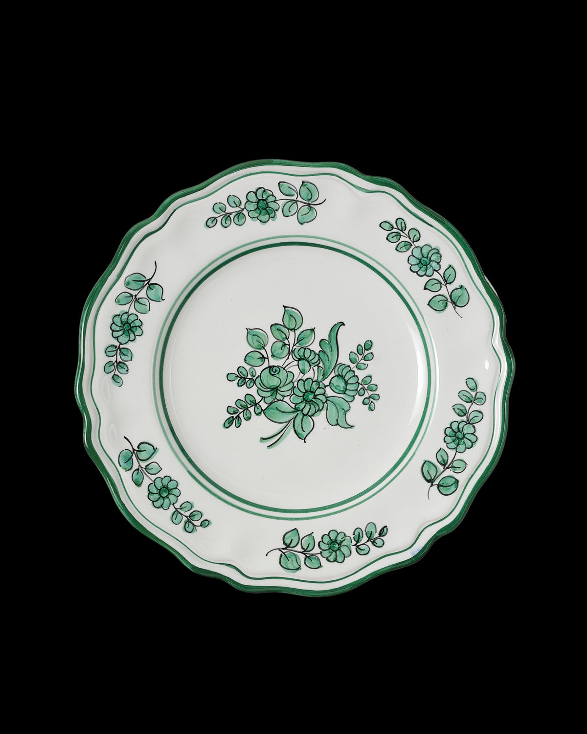 Sicilia Dinner Plate in Green