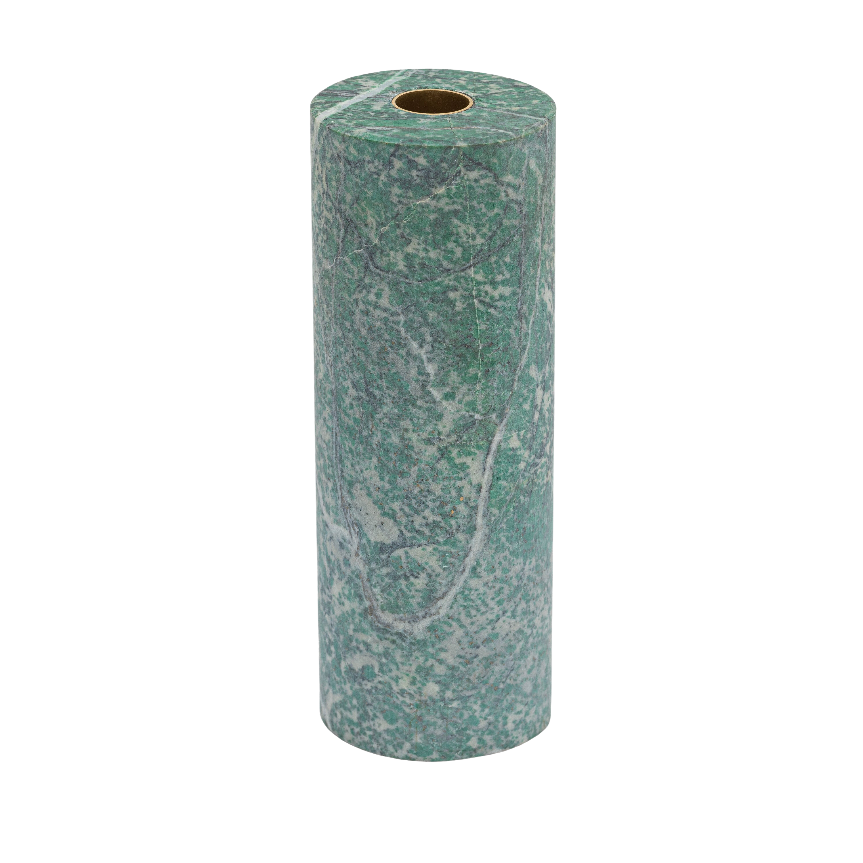 Column Candlestick in Green Quartz