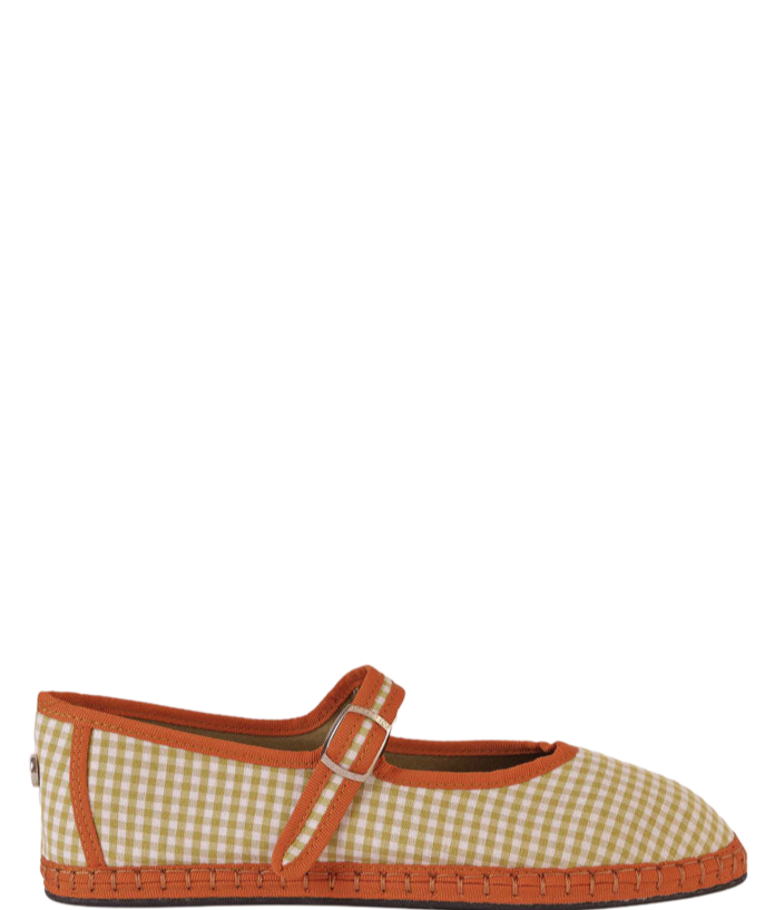 Mary Jane Flat in Carrot