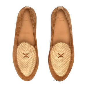 Men's Cognac Raffia Milano Loafer