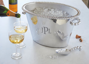 Pearled Double Ice Bucket