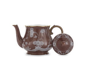 Oriente Italiano Teapot With Cover For 6 in Castagna