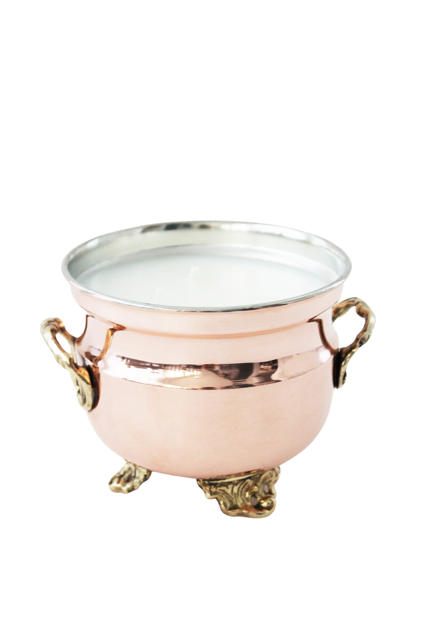 CMK Vintage French Inspired Grapefruit Mint Jardiniere Candle