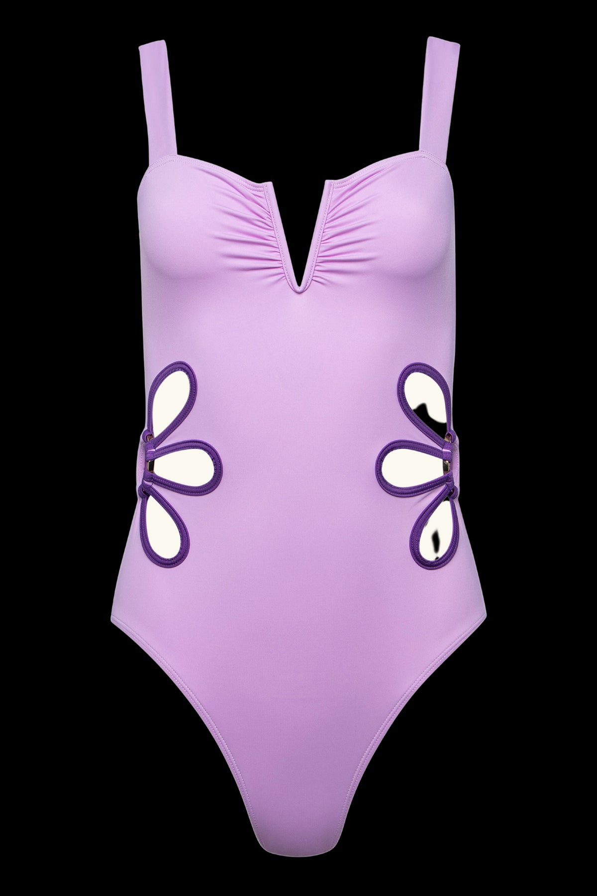 The Flora One-Piece in Lilac & Plum