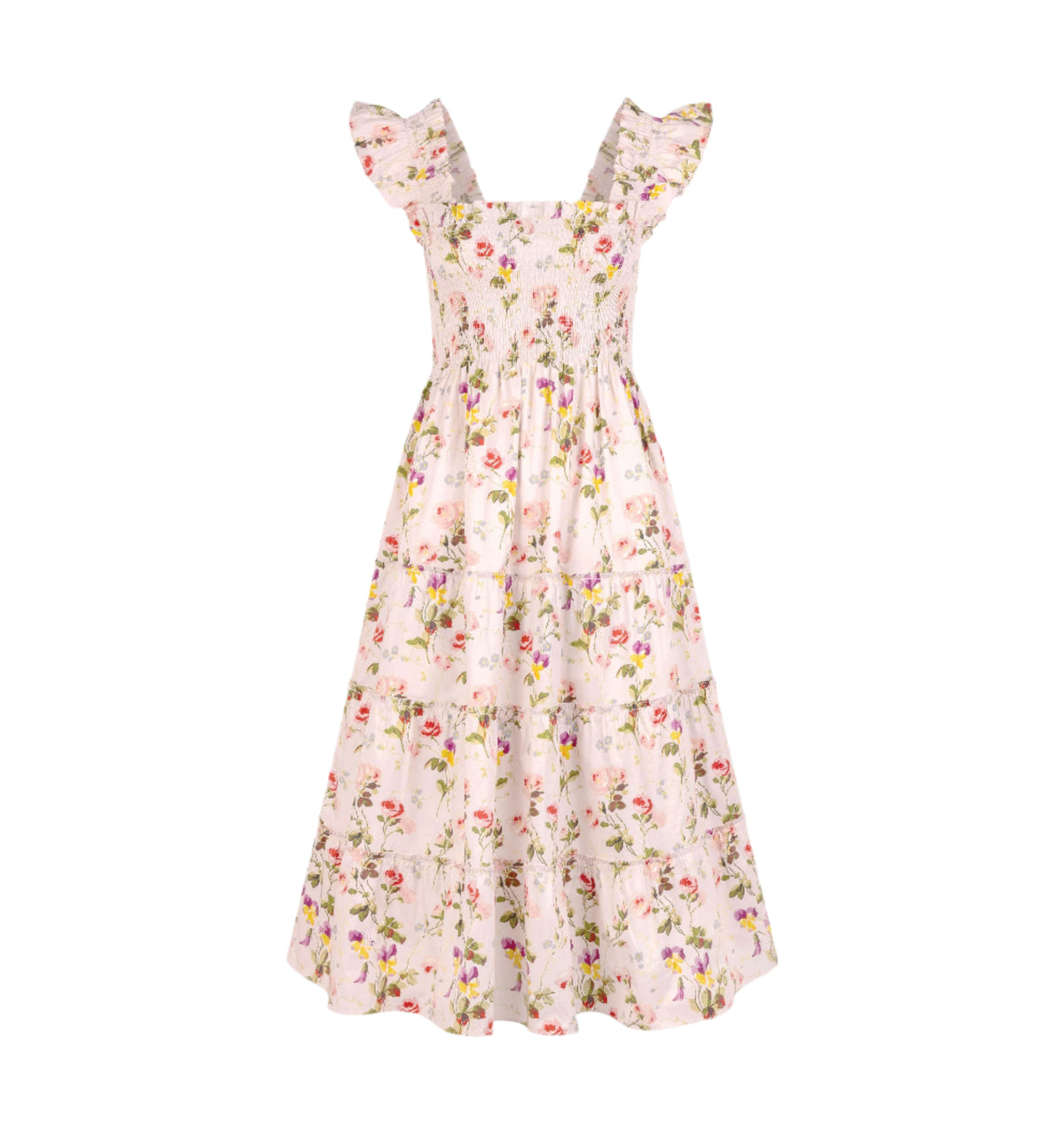 The Ellie Nap Dress in Pink Bluebonnet