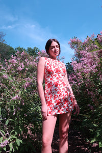 Ellie Dress Red Floral