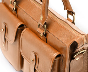 Examiner No. 5 | Vintage Tan Leather - Ghurka