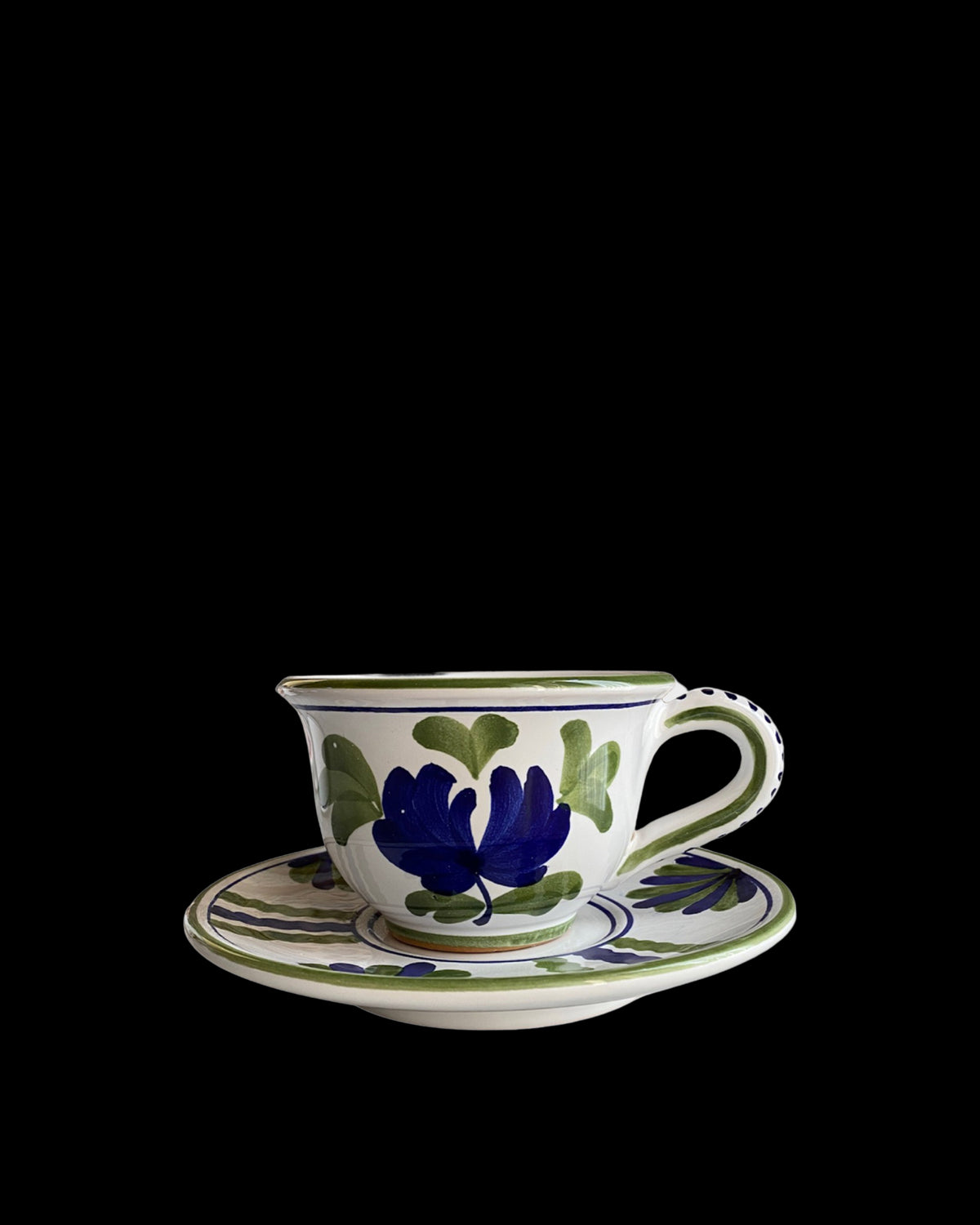 Blossom Teacup and Saucer in Blue