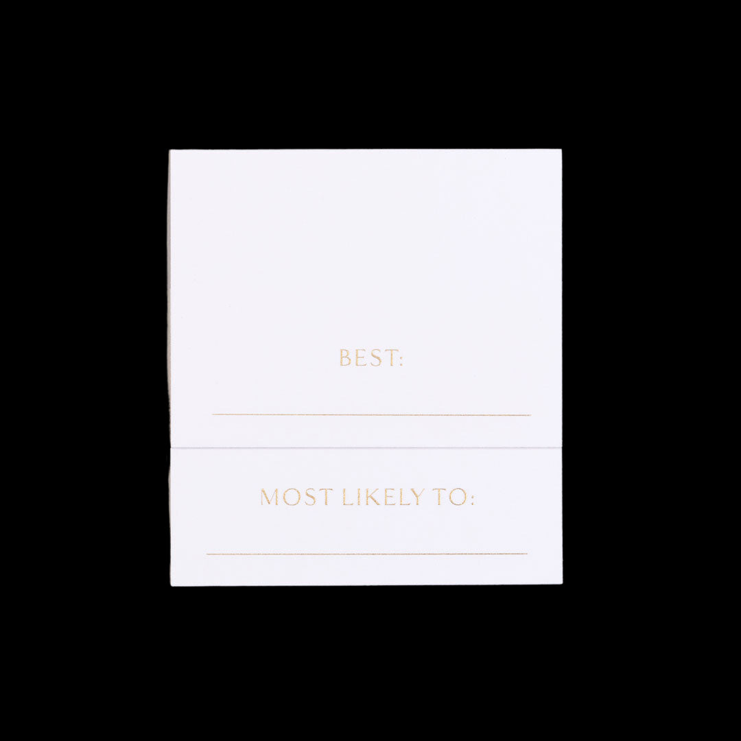 Superlatives Place Cards, Set of 24