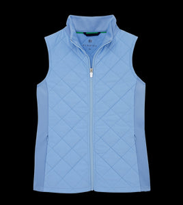 Puffer Vest in Periwinkle