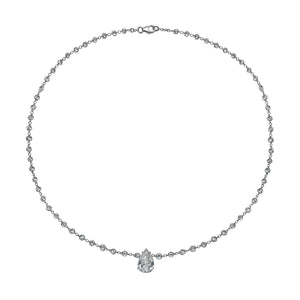 Fantasia Diamond Solitaire Pendant Necklace - High Jewelry - RUCHI New York