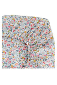 Fitted Sheet made with Liberty Fabric BETSY GREY - Coco & Wolf