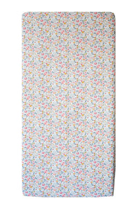 Fitted Sheet made with Liberty Fabric BETSY GREY - Coco & Wolf