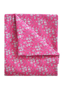 Flat Top Sheet made with Liberty Fabric CAPEL FUCHSIA - Coco & Wolf