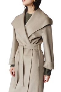 Gabriella Cashmere Coat in Oatmeal