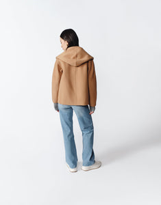 Gia Cashmere Coat in Camel