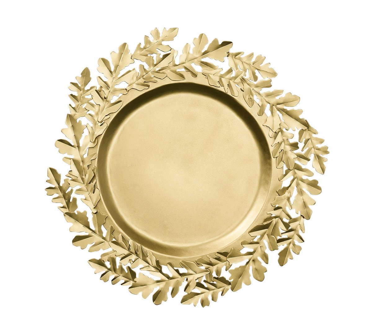 Kim Seybert, Inc.Gilded Leaves Charger in Gold, Set of 4Placemats