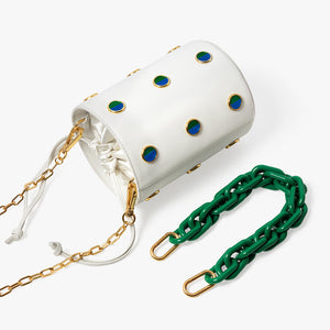 Greenwich Bucket Bag in White