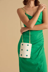 Greenwich Bucket Bag in White