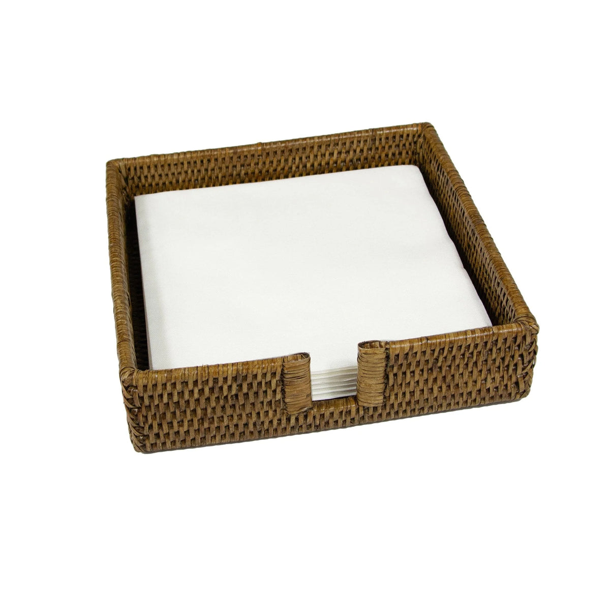 Rattan Dinner Napkin Holder in Natural