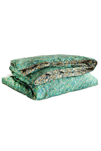 Reversible Heirloom Quilt made with Liberty Fabric DONNA LEIGH GREEN & LIBBY - Coco & Wolf