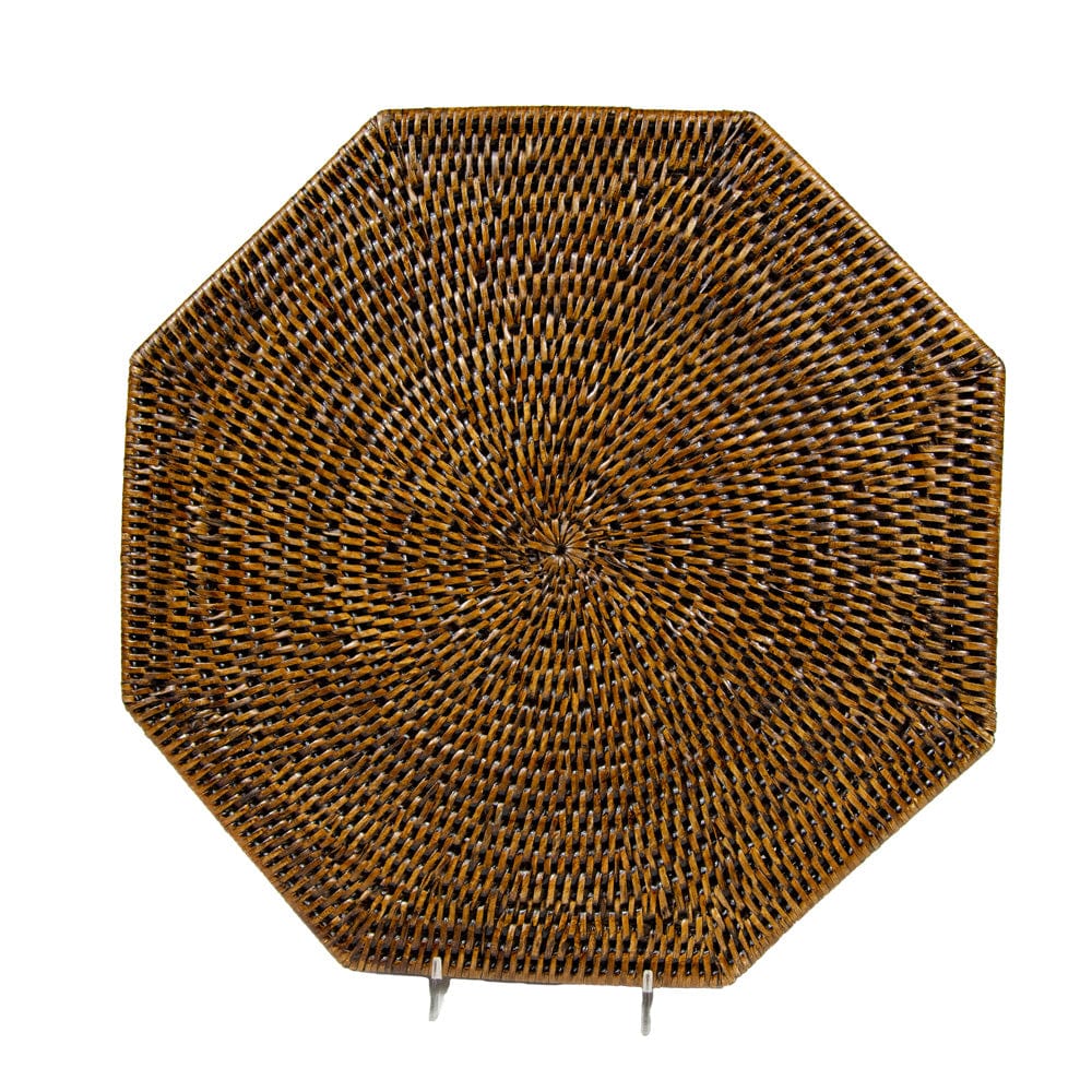 Rattan Octagonal Placemat in Natural