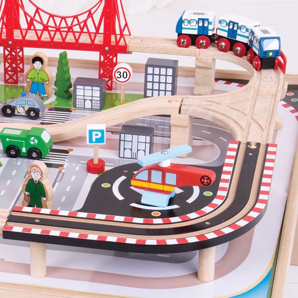 City Train Set and Table