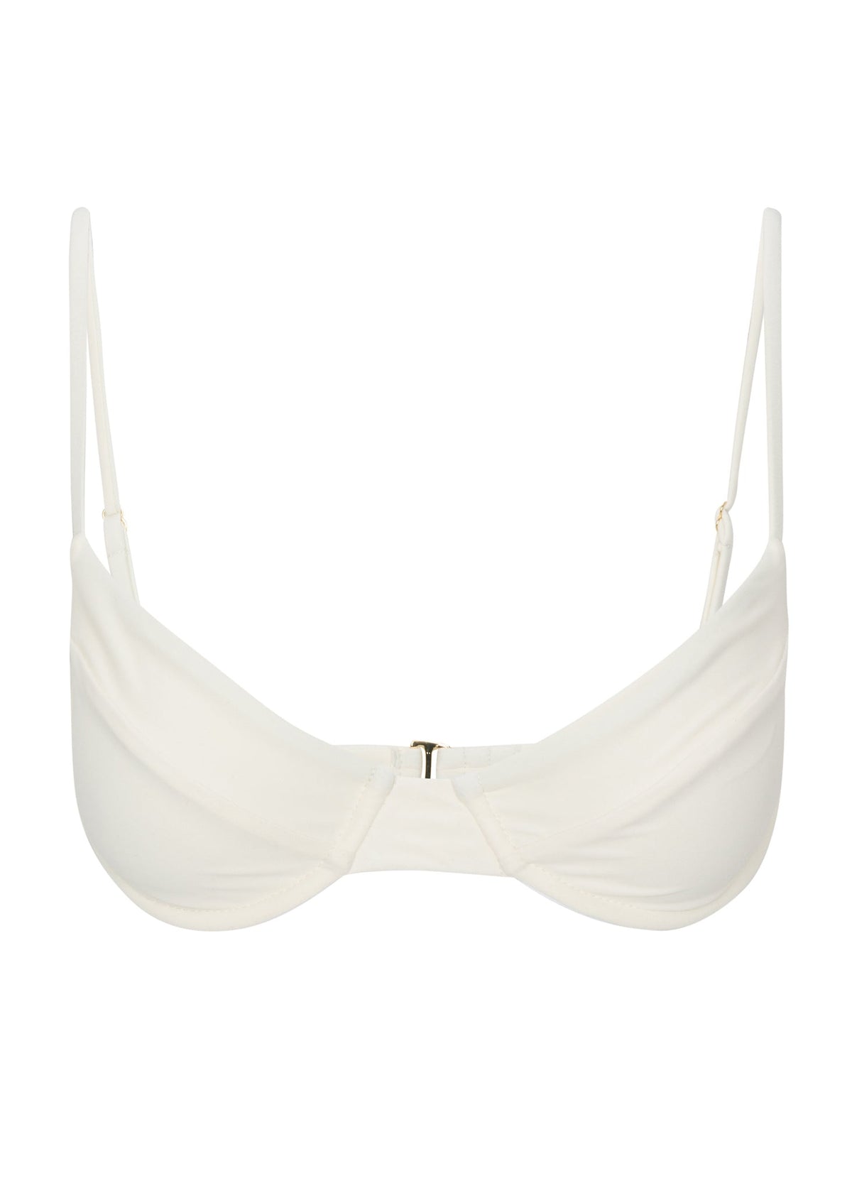 Flora Bikini Top in Creme