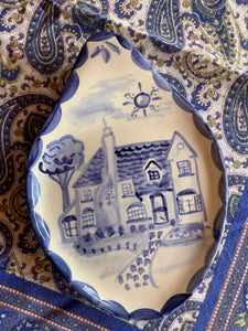 Ceramic Spoonrest - Custom House - Premium  from Tricia Lowenfield Design 