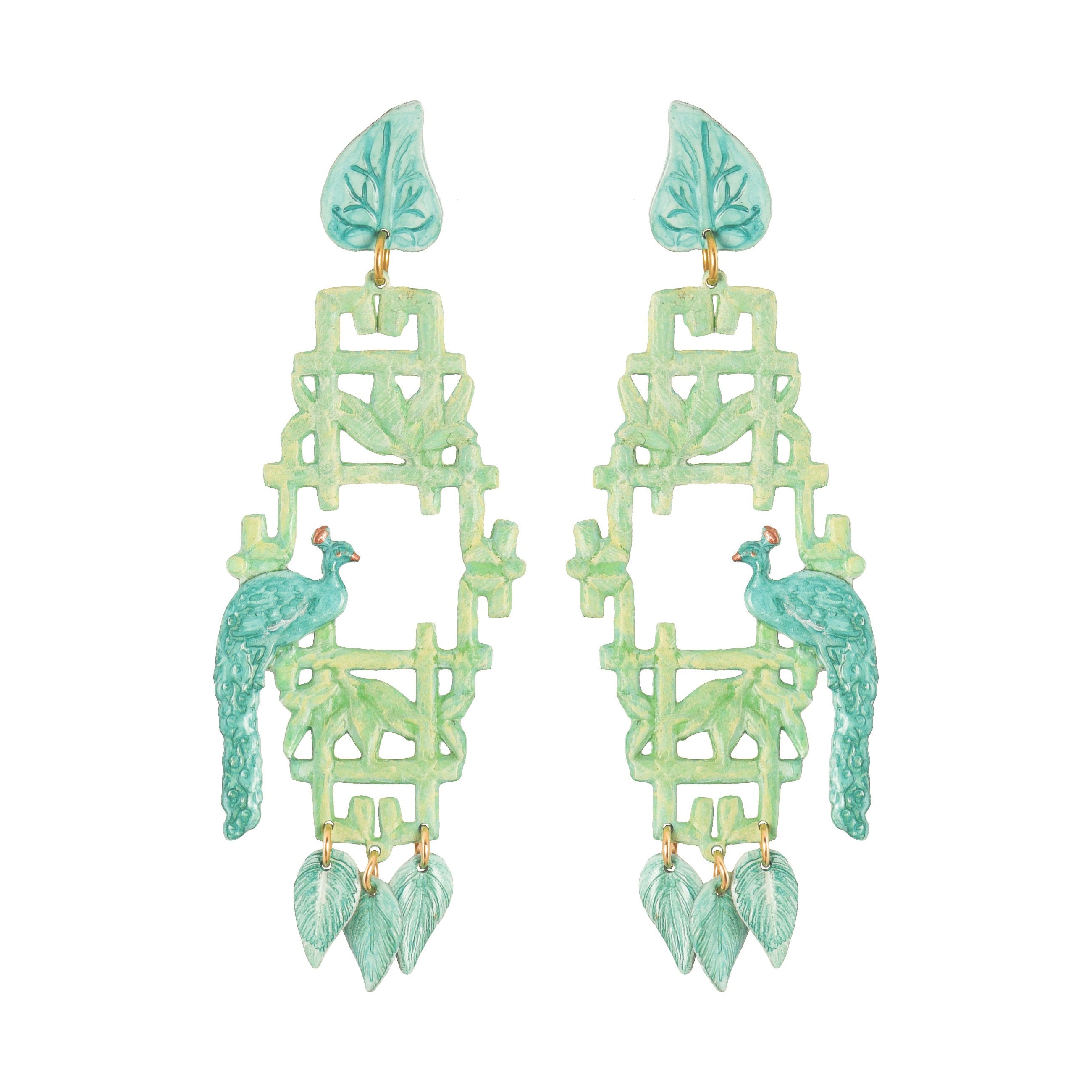 Jade Yuyuan Earrings