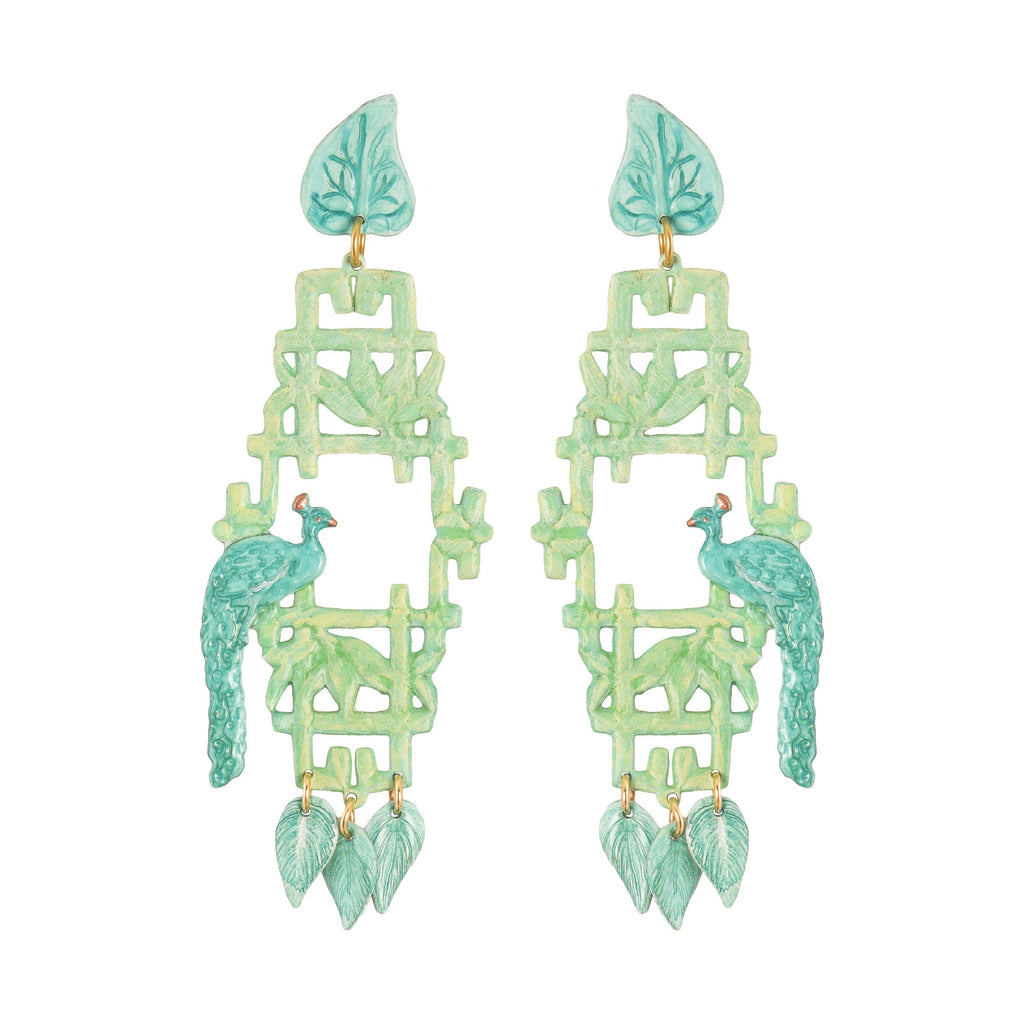 Jade Yuyuan Earrings