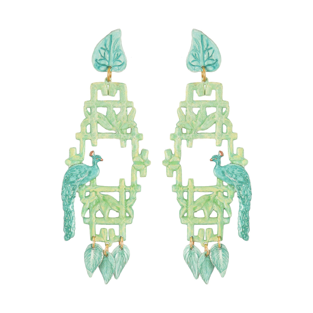 Jade Yuyuan Earrings