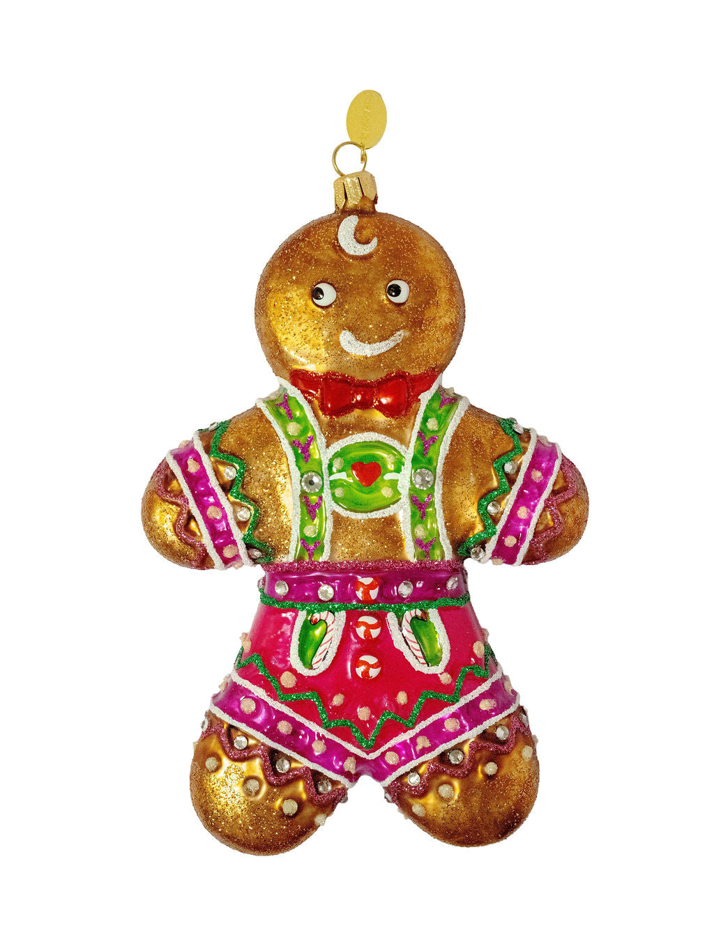 Gingerbread Pink Man Ornament