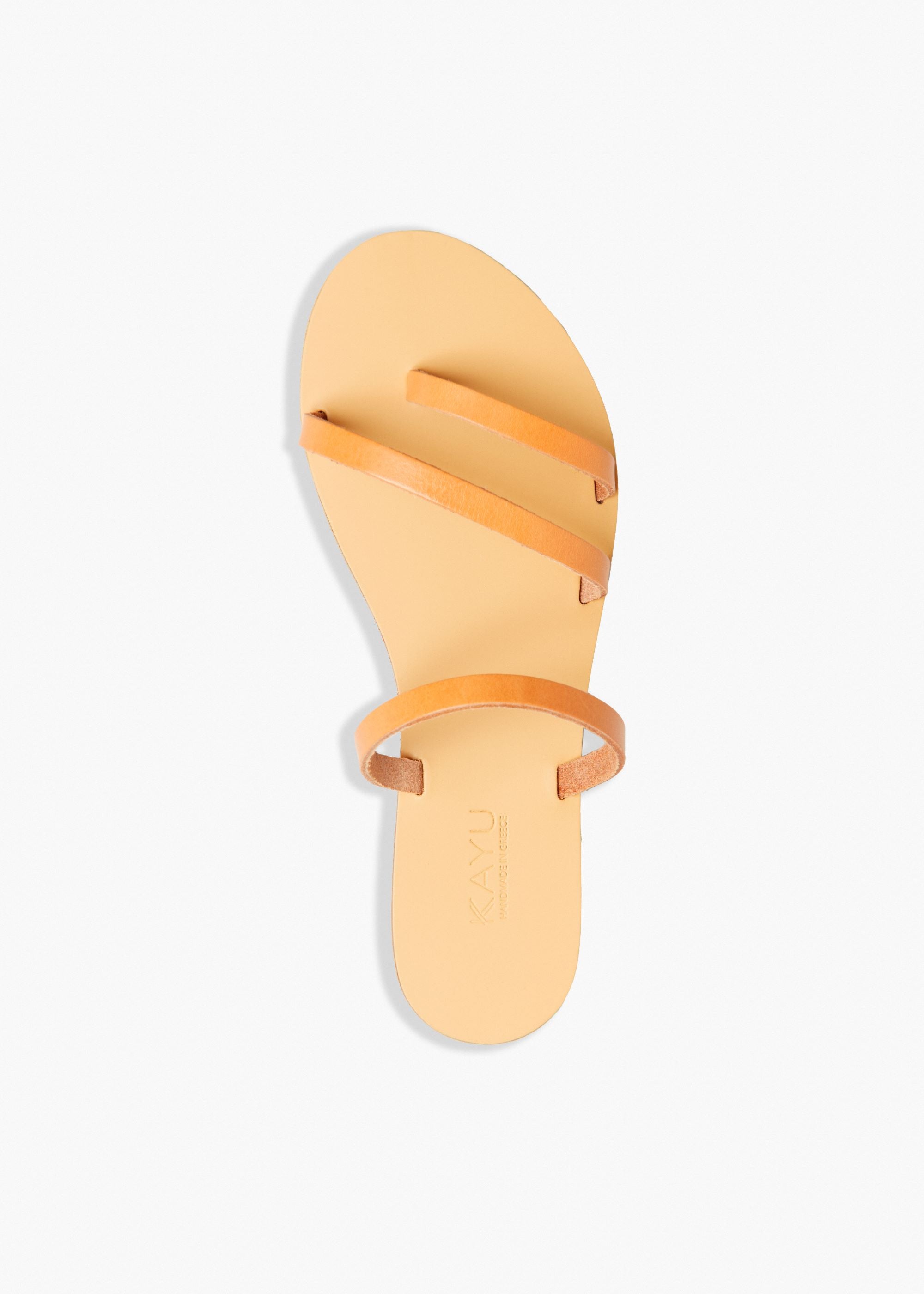 Olympia Vegetable Tanned Leather Sandal in Natural