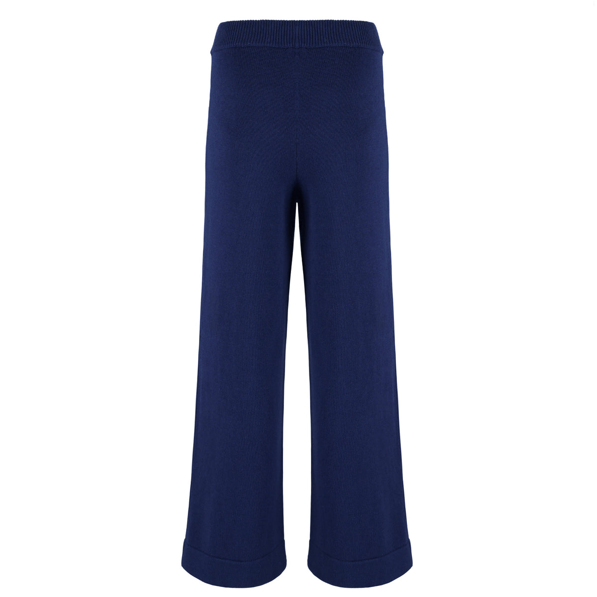 Women’s Navy Wide Leg Knit Pant