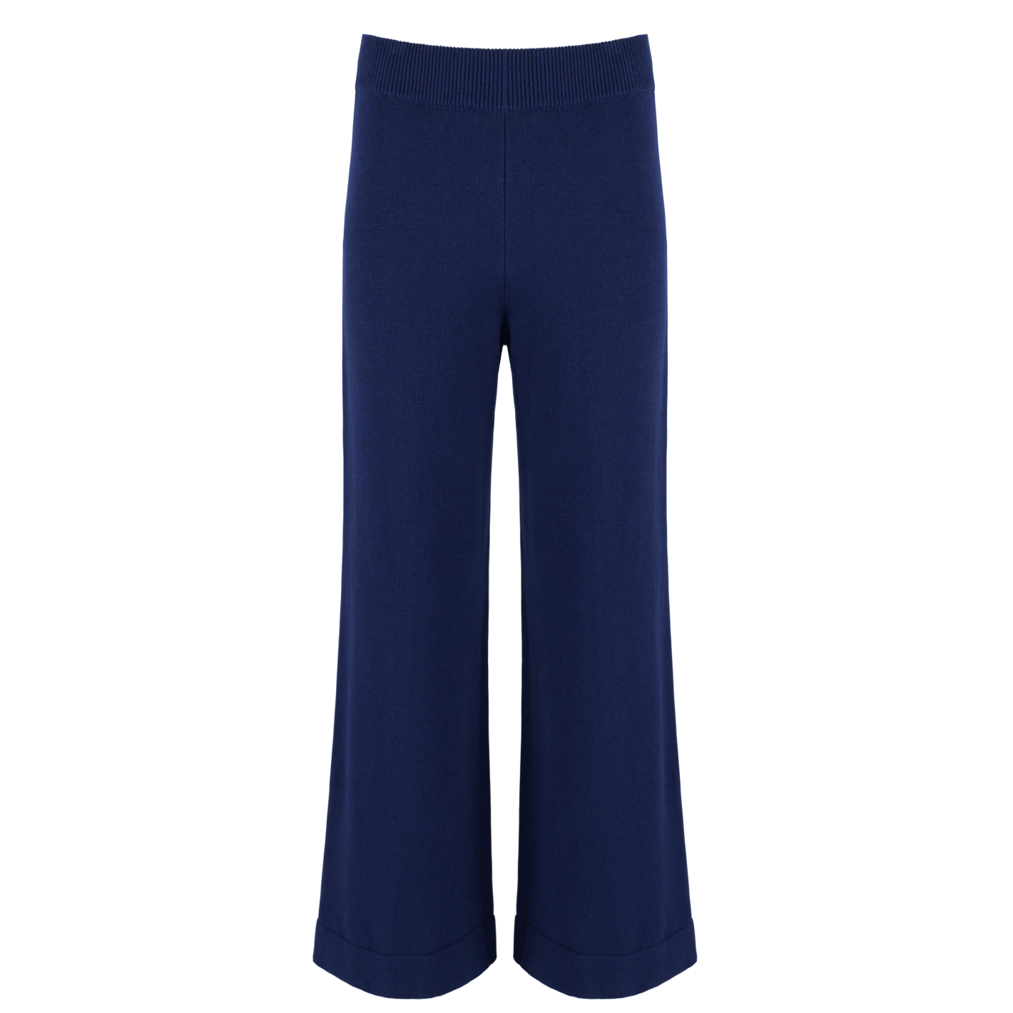 Women’s Navy Wide Leg Knit Pant