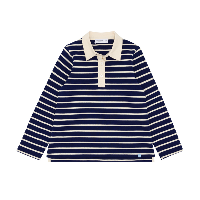 Unisex Navy Stripe Rugby Shirt