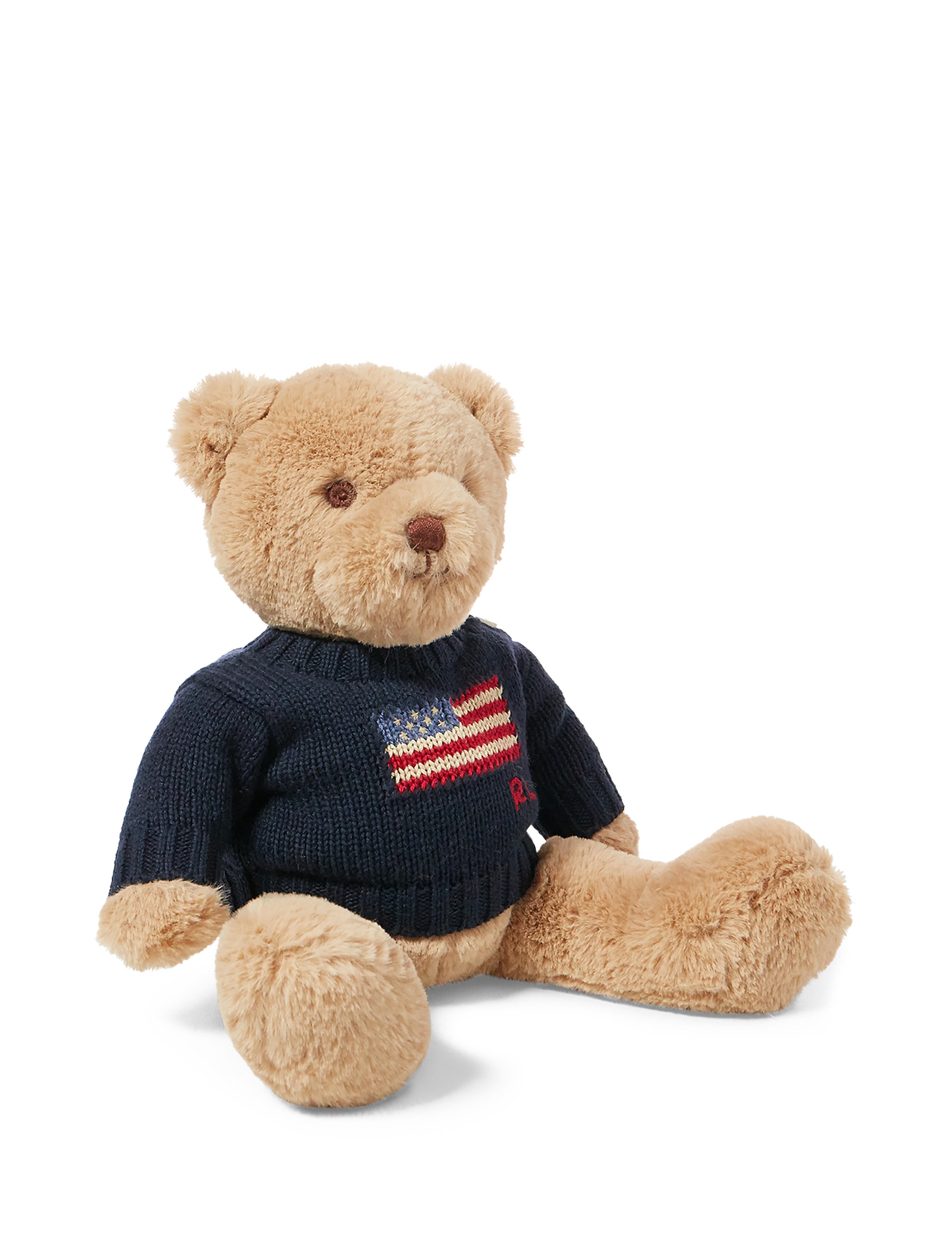 Small Flag-Sweater Polo Bear