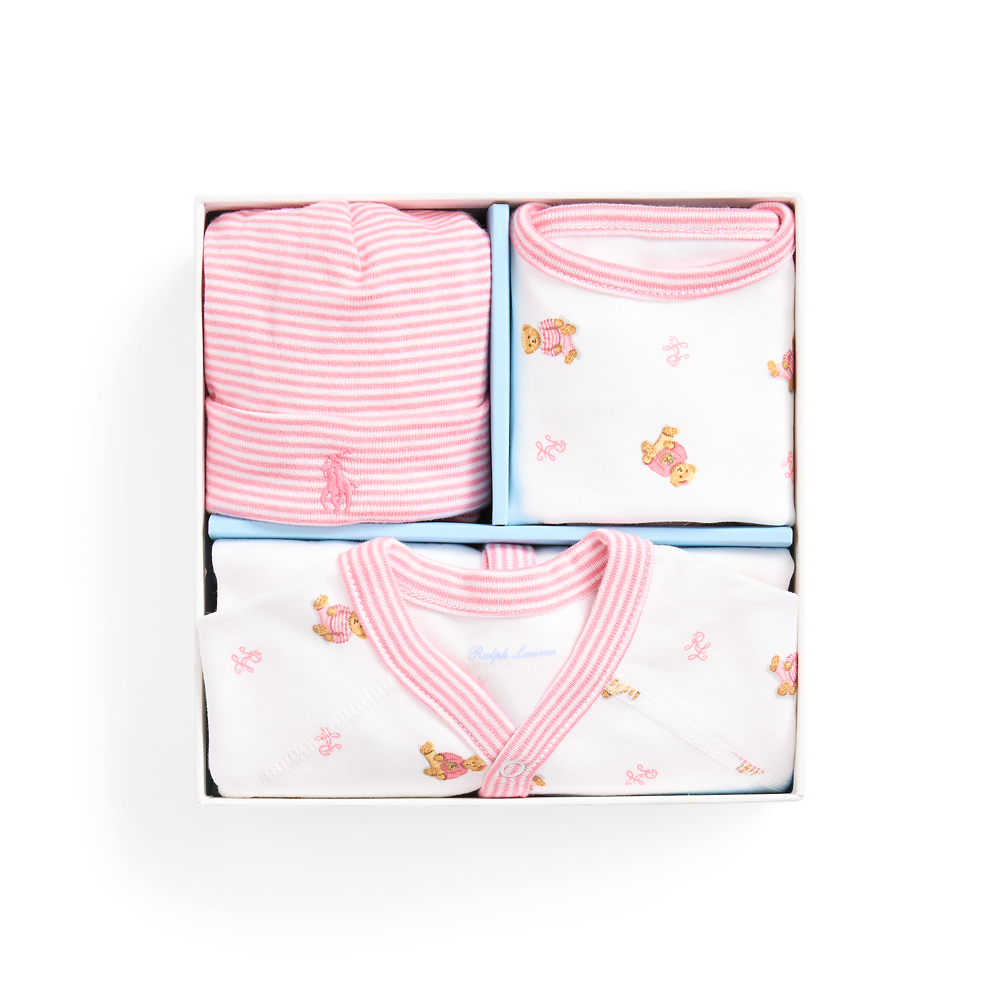 Polo Bear Cotton 3-Piece Gift Set