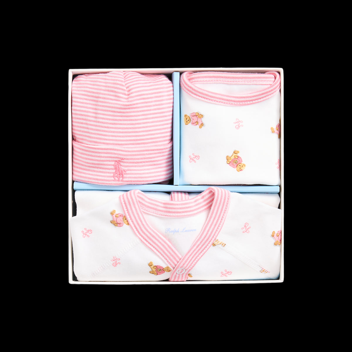 Polo Bear Cotton 3-Piece Gift Set